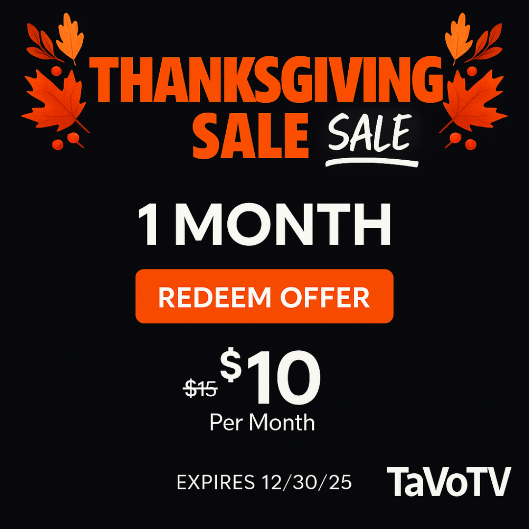 TaVo TV - 1 Month USA Premium Channels Only - $10